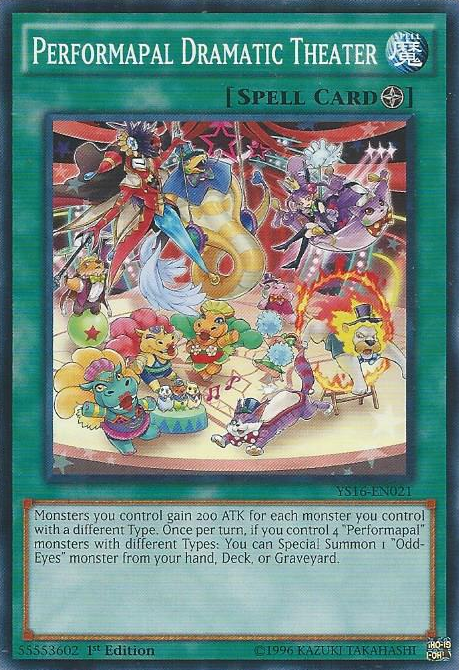 Performapal Dramatic Theater [YS16-EN021] Common | Jomio and Rueliete's Cards and Comics