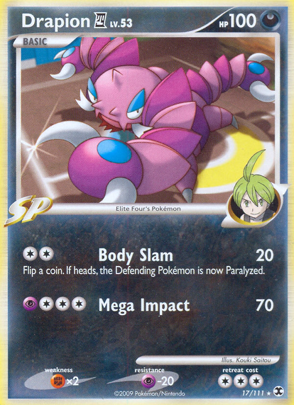 Drapion (17/111) [Platinum: Rising Rivals] | Jomio and Rueliete's Cards and Comics