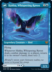 Alrund, God of the Cosmos // Hakka, Whispering Raven [Kaldheim] | Jomio and Rueliete's Cards and Comics