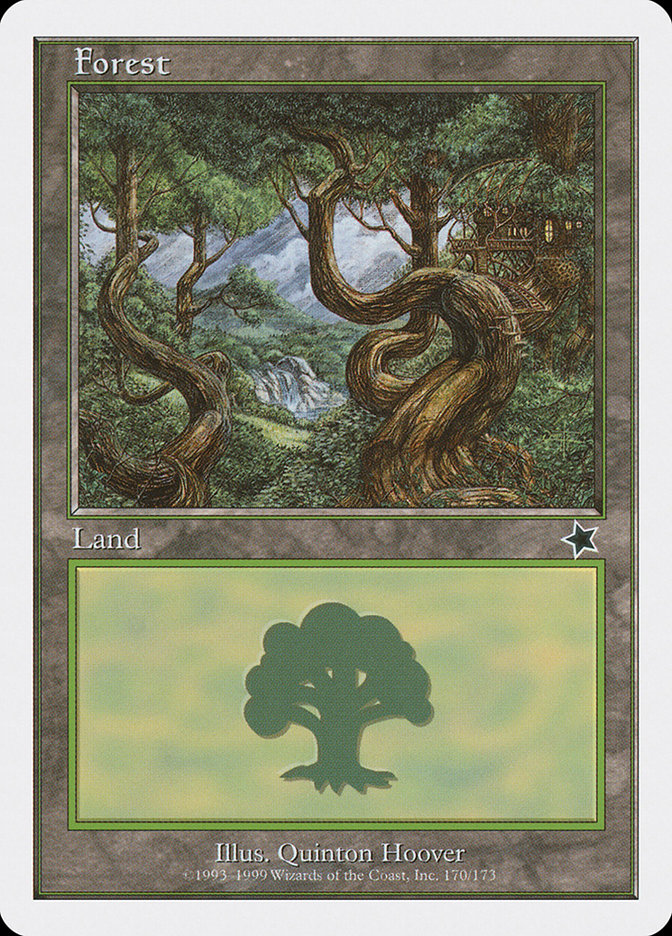 Forest (170) [Starter 1999] | Jomio and Rueliete's Cards and Comics