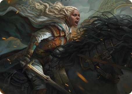 Eowyn, Fearless Knight Art Card [The Lord of the Rings: Tales of Middle-earth Art Series] | Jomio and Rueliete's Cards and Comics