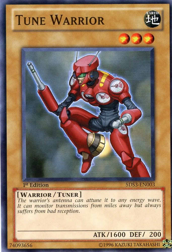 Tune Warrior [5DS3-EN003] Common | Jomio and Rueliete's Cards and Comics