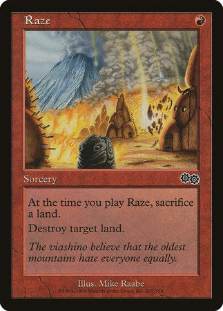 Raze [Urza's Saga] | Jomio and Rueliete's Cards and Comics