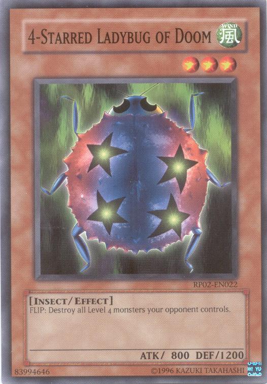 4-Starred Ladybug of Doom [RP02-EN022] Common | Jomio and Rueliete's Cards and Comics