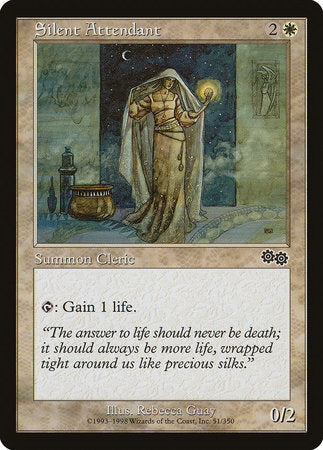 Silent Attendant [Urza's Saga] | Jomio and Rueliete's Cards and Comics