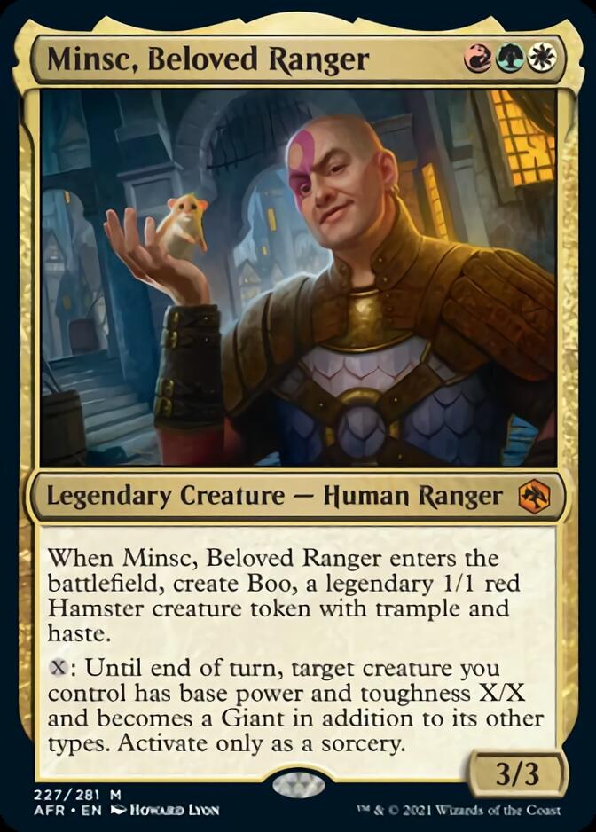 Minsc, Beloved Ranger [Dungeons & Dragons: Adventures in the Forgotten Realms] | Jomio and Rueliete's Cards and Comics