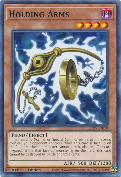Holding Arms [LED7-EN010] Common | Jomio and Rueliete's Cards and Comics