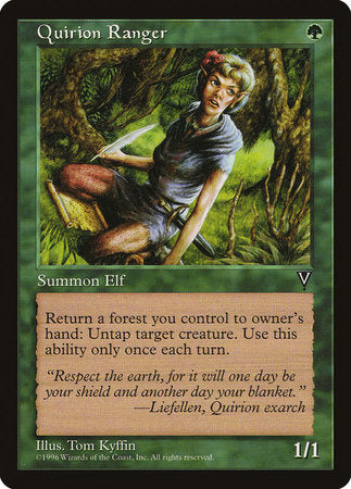 Quirion Ranger [Visions] | Jomio and Rueliete's Cards and Comics