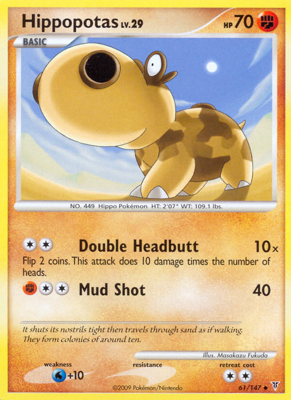 Hippopotas (61/147) [Platinum: Supreme Victors] | Jomio and Rueliete's Cards and Comics