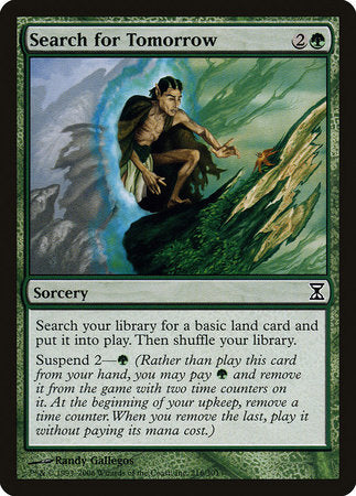 Search for Tomorrow [Time Spiral] | Jomio and Rueliete's Cards and Comics