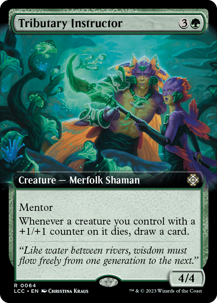 Tributary Instructor (Extended Art) [The Lost Caverns of Ixalan Commander] | Jomio and Rueliete's Cards and Comics