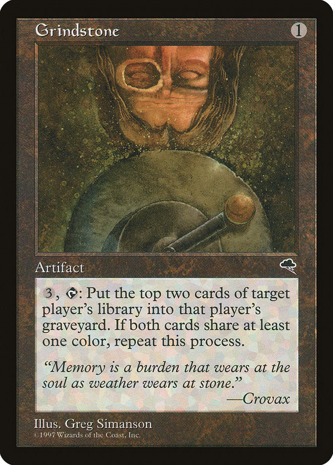 Grindstone [Tempest] | Jomio and Rueliete's Cards and Comics