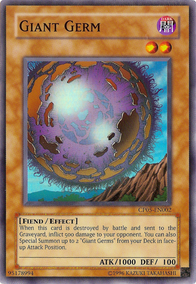Giant Germ [CP05-EN002] Super Rare | Jomio and Rueliete's Cards and Comics
