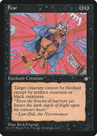 Fear [Ice Age] | Jomio and Rueliete's Cards and Comics