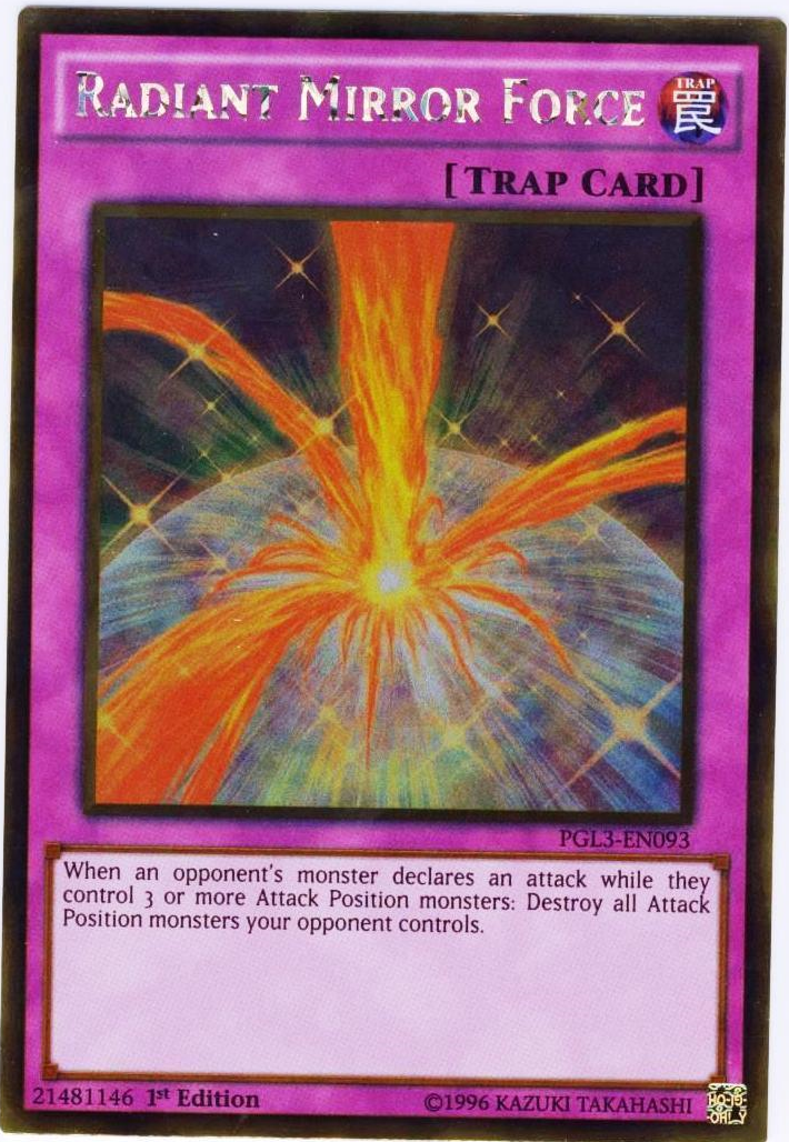 Radiant Mirror Force [PGL3-EN093] Gold Rare | Jomio and Rueliete's Cards and Comics