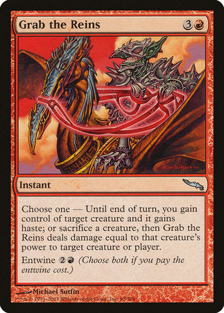 Grab the Reins [Mirrodin] | Jomio and Rueliete's Cards and Comics