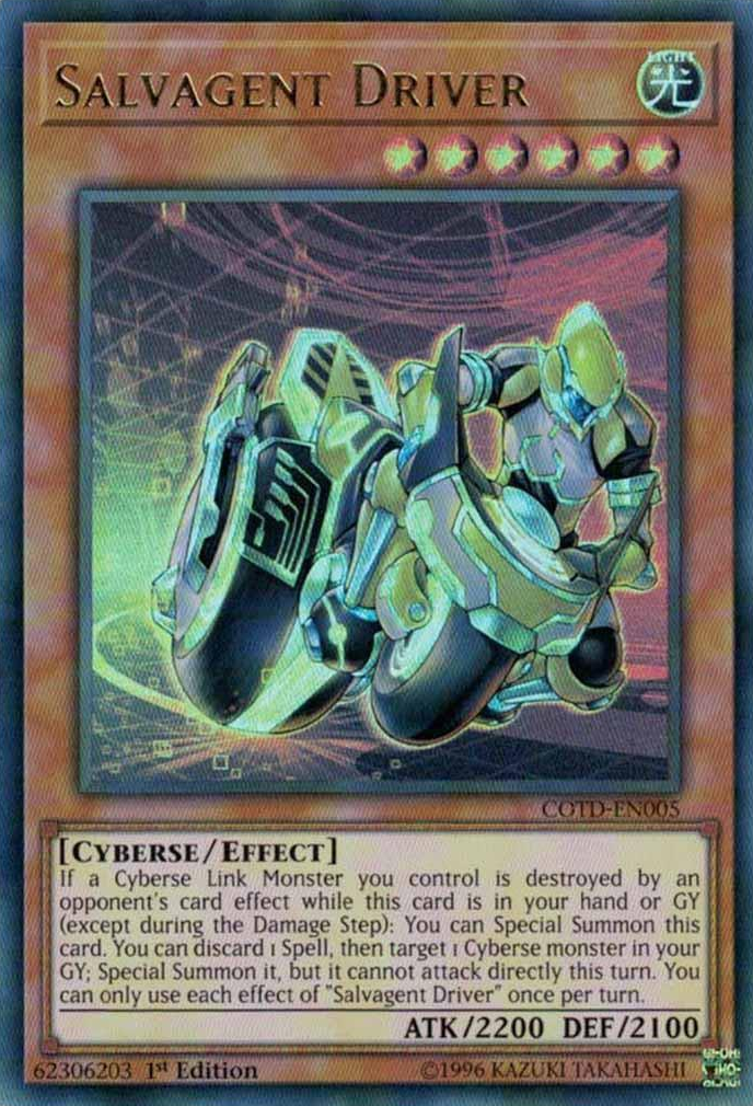 Salvagent Driver [COTD-EN005] Ultra Rare | Jomio and Rueliete's Cards and Comics