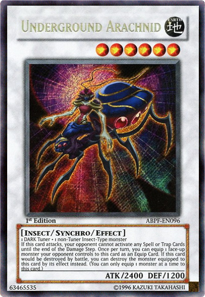Underground Arachnid [ABPF-EN096] Secret Rare | Jomio and Rueliete's Cards and Comics