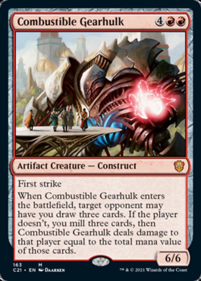 Combustible Gearhulk [Commander 2021] | Jomio and Rueliete's Cards and Comics