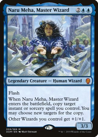 Naru Meha, Master Wizard [Dominaria] | Jomio and Rueliete's Cards and Comics