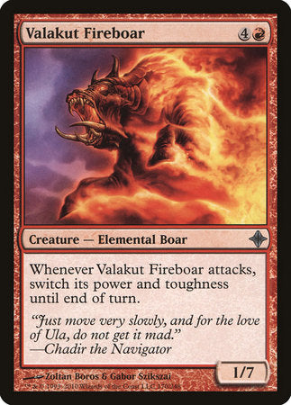 Valakut Fireboar [Rise of the Eldrazi] | Jomio and Rueliete's Cards and Comics