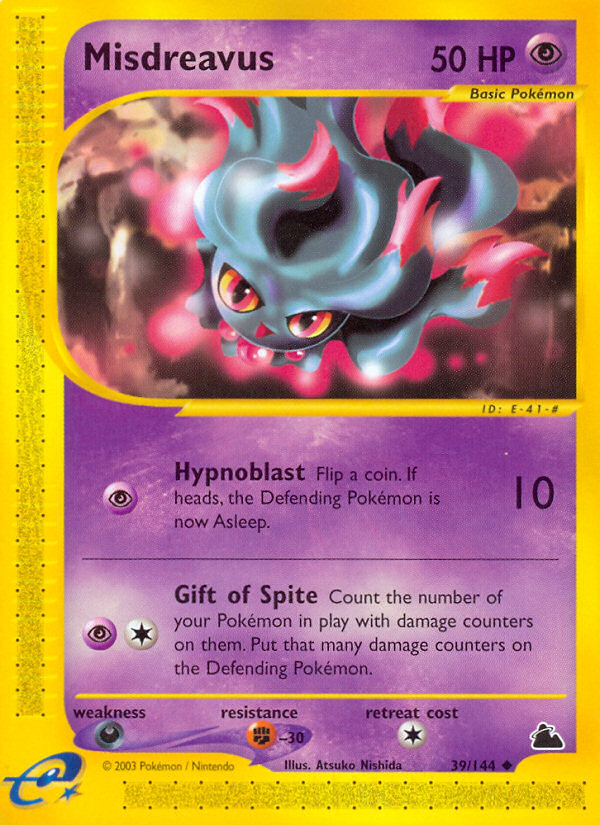 Misdreavus (39/144) [Skyridge] | Jomio and Rueliete's Cards and Comics