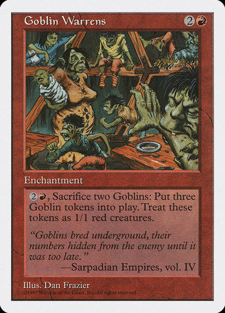 Goblin Warrens [Fifth Edition] | Jomio and Rueliete's Cards and Comics