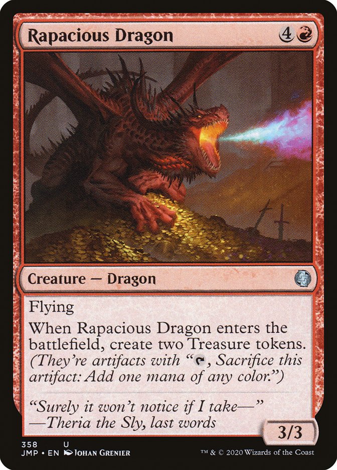 Rapacious Dragon [Jumpstart] | Jomio and Rueliete's Cards and Comics