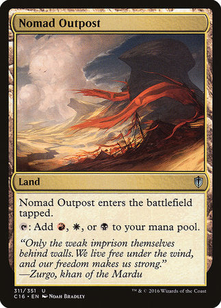 Nomad Outpost [Commander 2016] | Jomio and Rueliete's Cards and Comics