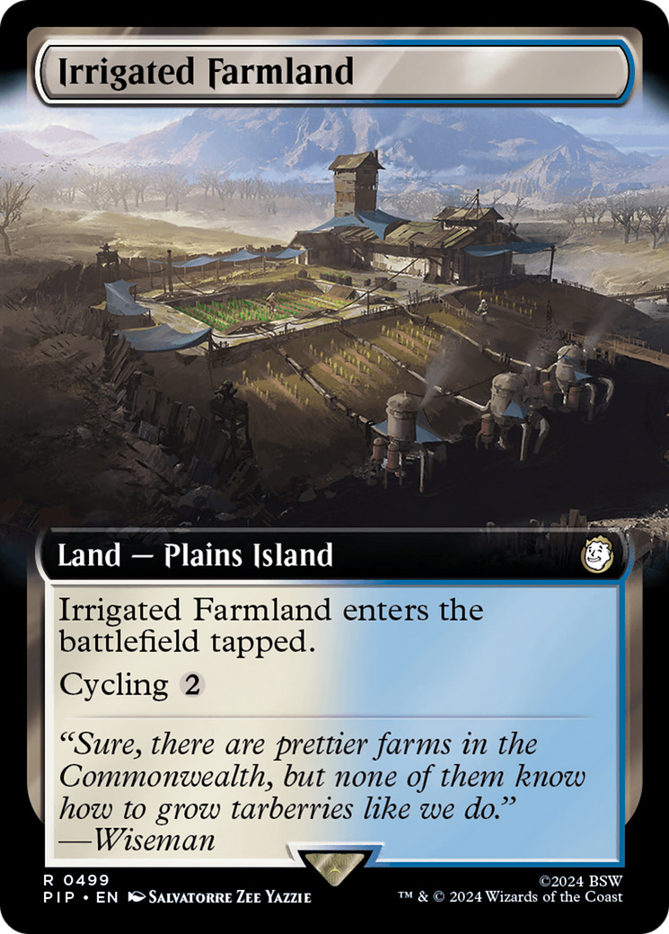 Irrigated Farmland (Extended Art) [Fallout] | Jomio and Rueliete's Cards and Comics