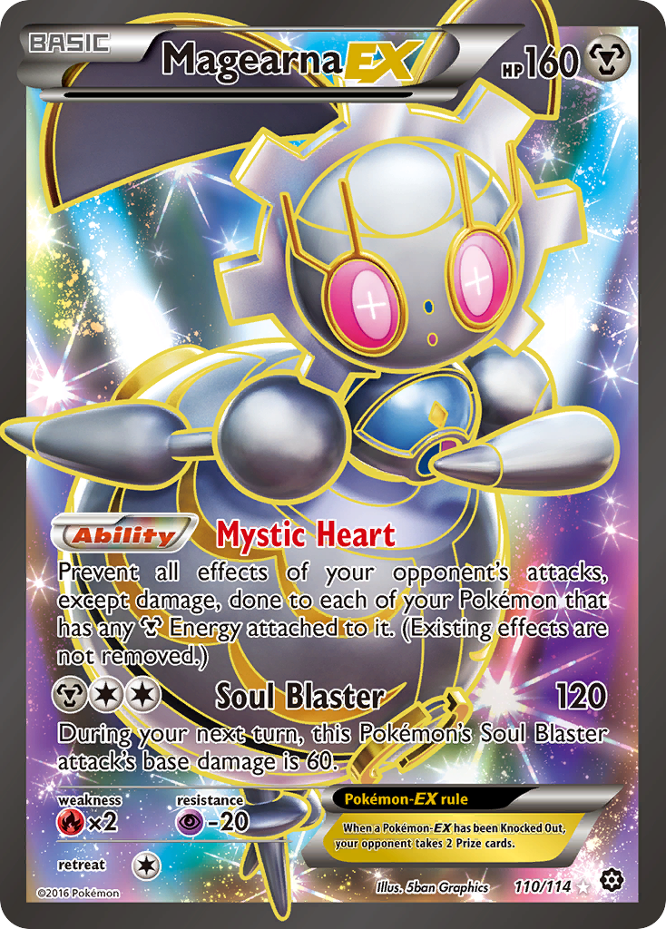 Magearna EX (110/114) [XY: Steam Siege] | Jomio and Rueliete's Cards and Comics