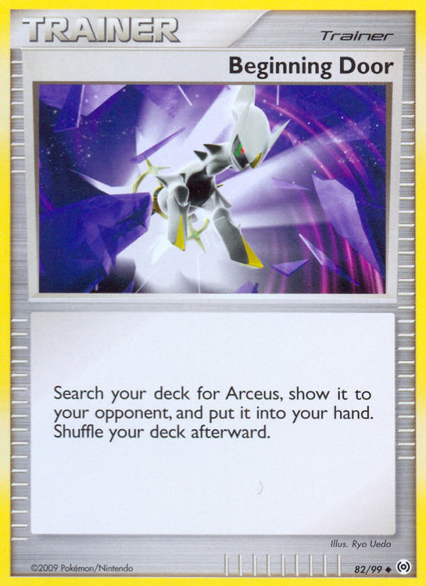 Beginning Door (82/99) [Platinum: Arceus] | Jomio and Rueliete's Cards and Comics