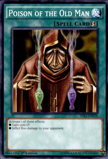 Poison of the Old Man [YS15-ENF18] Common | Jomio and Rueliete's Cards and Comics