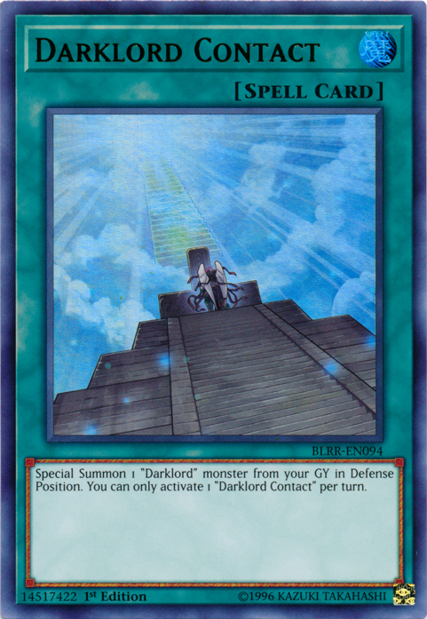 Darklord Contact [BLRR-EN094] Ultra Rare | Jomio and Rueliete's Cards and Comics