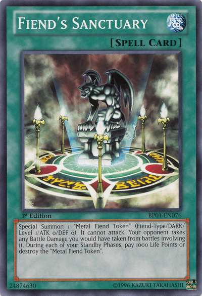 Fiend's Sanctuary [BP01-EN076] Common | Jomio and Rueliete's Cards and Comics