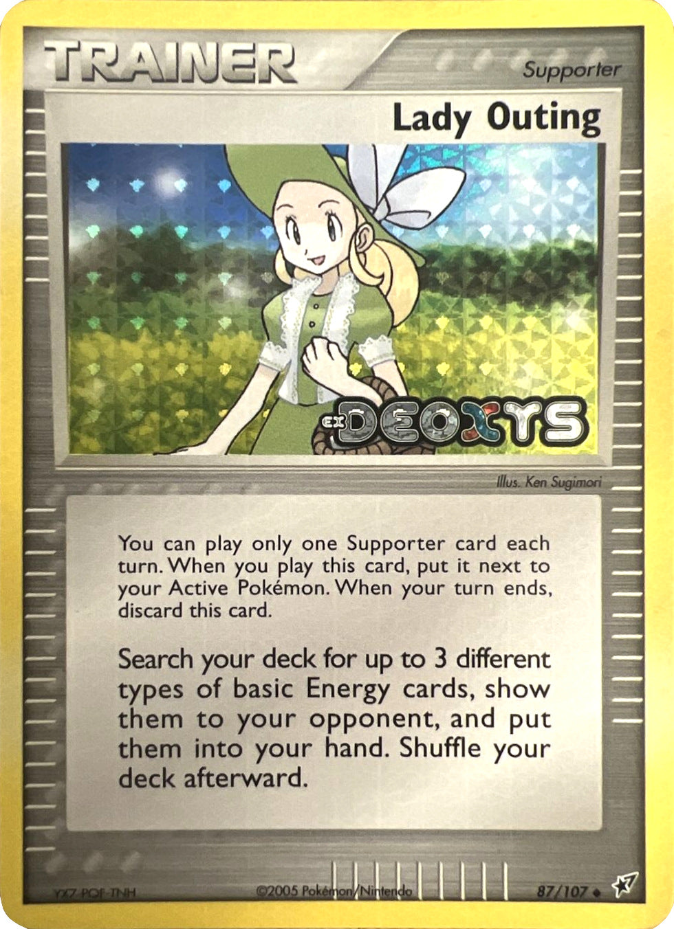 Lady Outing (87/107) (Stamped) [EX: Deoxys] | Jomio and Rueliete's Cards and Comics