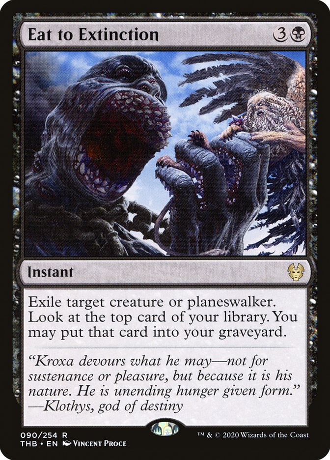Eat to Extinction [Theros Beyond Death] | Jomio and Rueliete's Cards and Comics