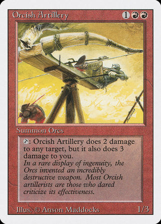 Orcish Artillery [Revised Edition] | Jomio and Rueliete's Cards and Comics