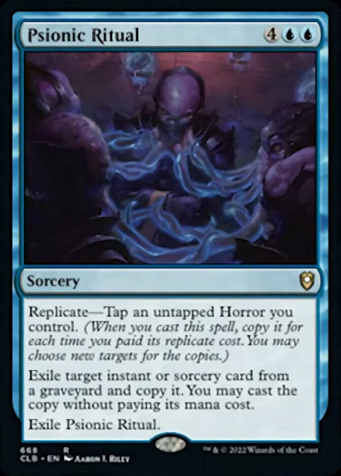Psionic Ritual [Commander Legends: Battle for Baldur's Gate] | Jomio and Rueliete's Cards and Comics