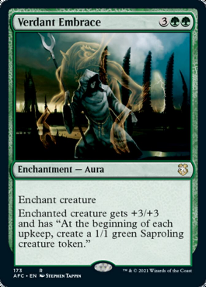 Verdant Embrace [Dungeons & Dragons: Adventures in the Forgotten Realms Commander] | Jomio and Rueliete's Cards and Comics