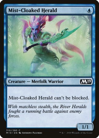 Mist-Cloaked Herald [Core Set 2019] | Jomio and Rueliete's Cards and Comics