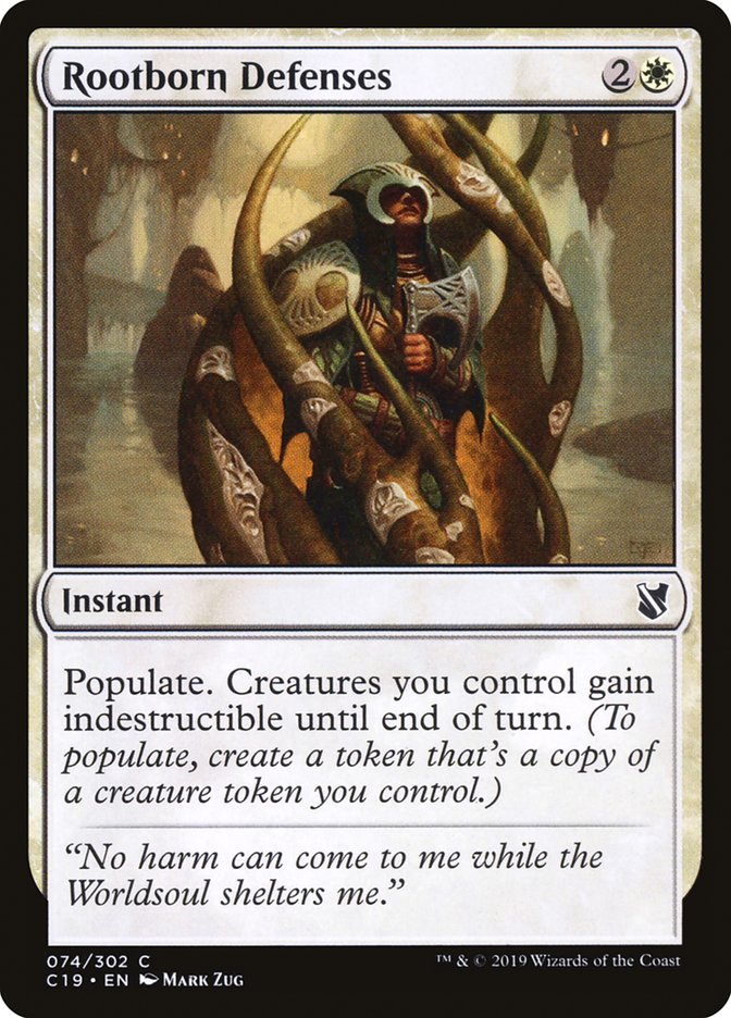 Rootborn Defenses [Commander 2019] | Jomio and Rueliete's Cards and Comics