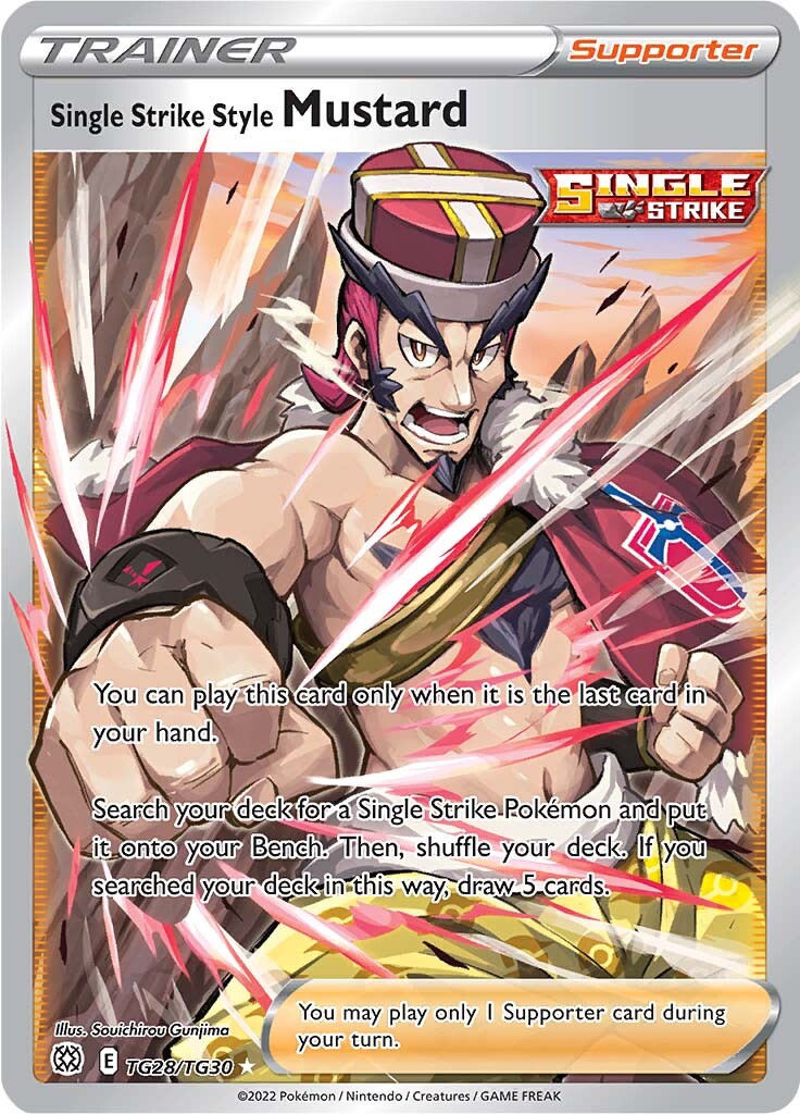 Single Strike Style Mustard (TG28/TG30) [Sword & Shield: Brilliant Stars] | Jomio and Rueliete's Cards and Comics
