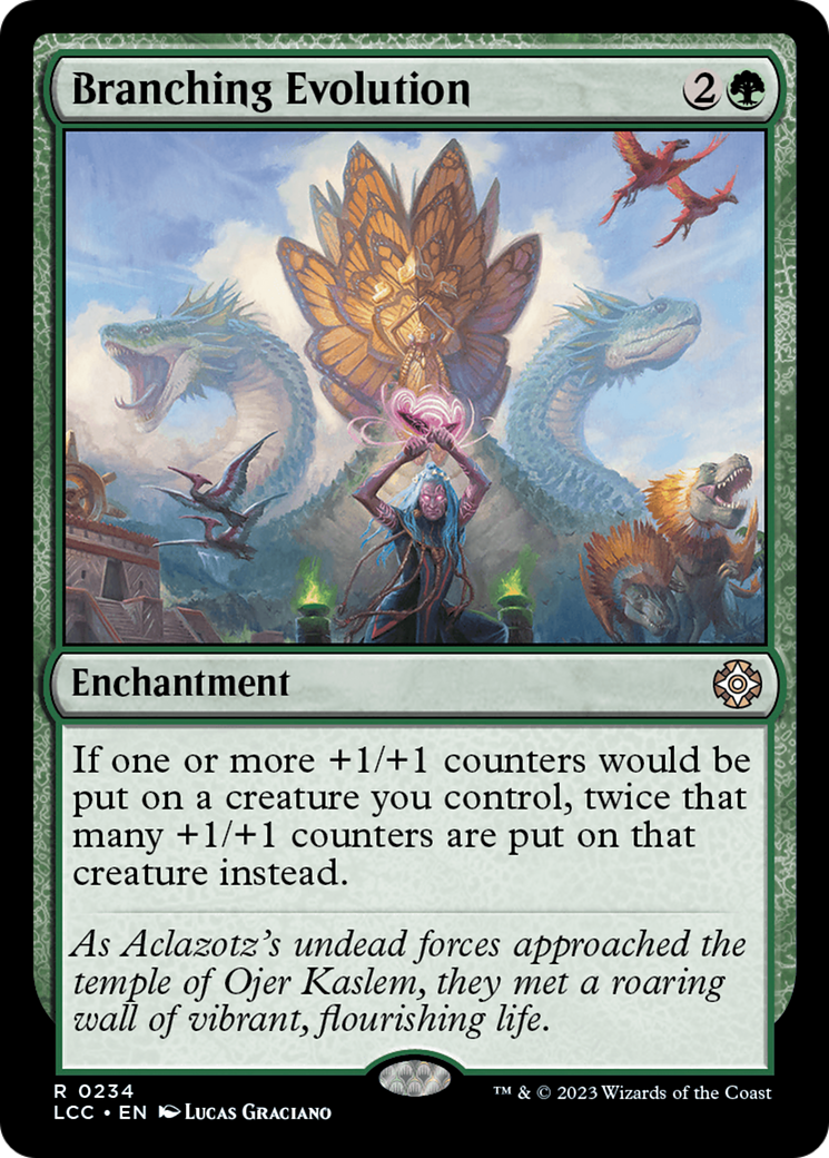 Branching Evolution [The Lost Caverns of Ixalan Commander] | Jomio and Rueliete's Cards and Comics