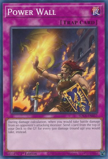 Power Wall [SDCS-EN037] Common | Jomio and Rueliete's Cards and Comics