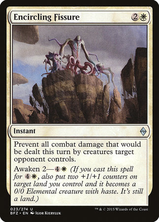 Encircling Fissure [Battle for Zendikar] | Jomio and Rueliete's Cards and Comics