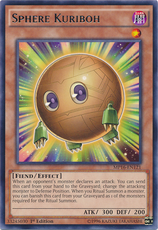 Sphere Kuriboh [MP16-EN121] Rare | Jomio and Rueliete's Cards and Comics