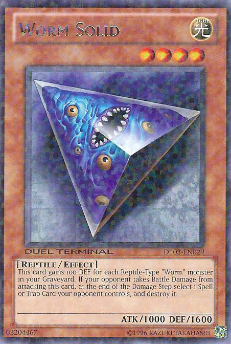 Worm Solid [DT03-EN029] Rare | Jomio and Rueliete's Cards and Comics