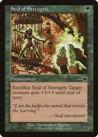 Seal of Strength [Nemesis] | Jomio and Rueliete's Cards and Comics