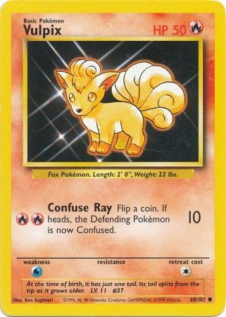 Vulpix (68/102) [Base Set Unlimited] | Jomio and Rueliete's Cards and Comics